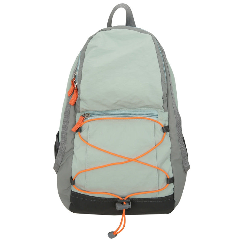 Outdoor casual backpack 2025 new cross strap niche high value backpack couple going out travel bag tide