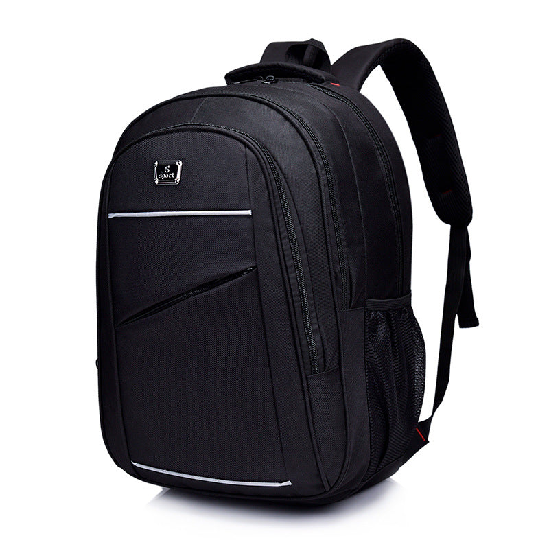 New business computer bag men's Oxford cloth backpack fashion leisure large capacity middle school student bag wholesale