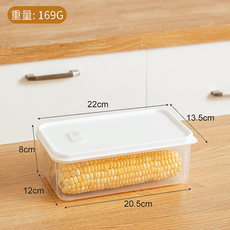 Kitchen Food Refrigerator Storage Box Transparent Sealed Fruit Food Fresh-keeping Box Food Grade Plastic Japanese Bento Box