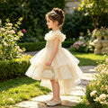 export girls' dresses - high-low hem, tulle flower girl dresses, children's princess dresses - in stock & wholesale