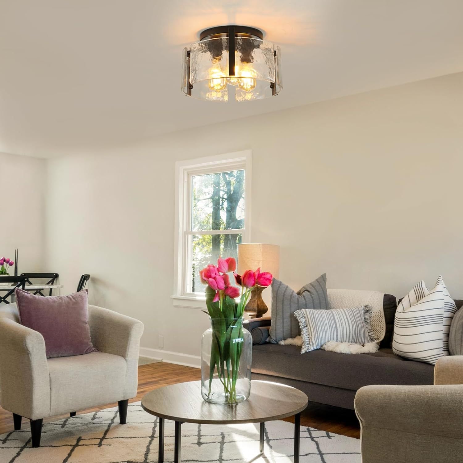 Cross Border 3 Light Modern Ceiling Light Corridor Lighting Ceiling Installation Suitable for Kitchen Lighting Lighting Bedroom