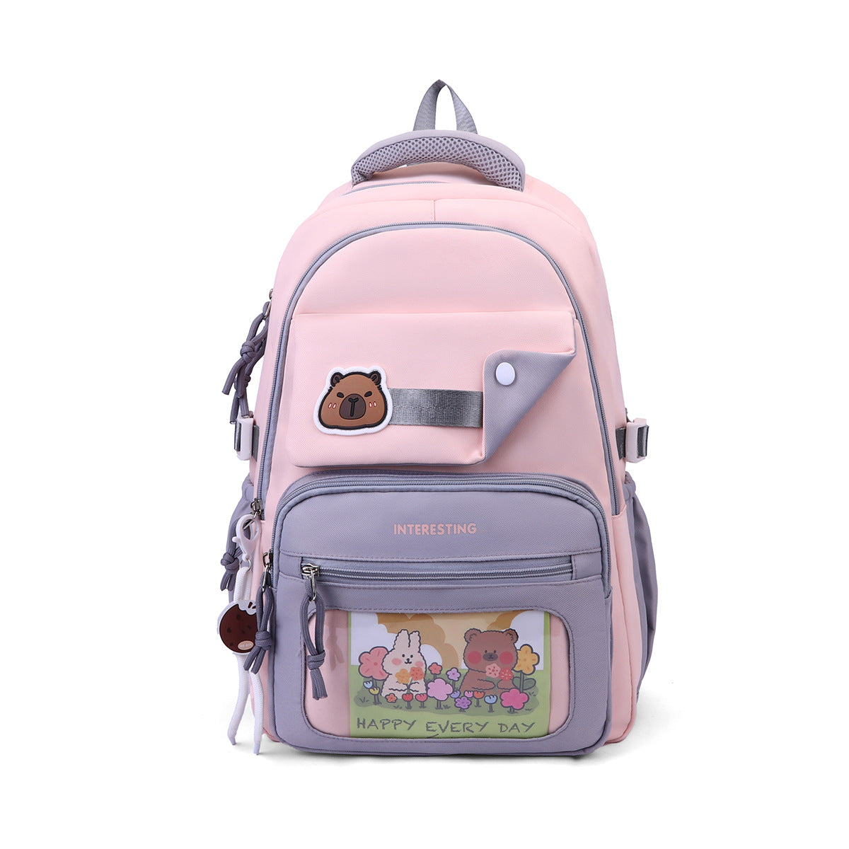 New Kapibara backpack, high-value casual backpack,  explosion, lightweight student schoolbag wholesale
