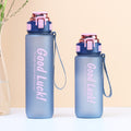 Factory customized cross-border plastic water bottle: stylish, portable, high-capacity, durable, and leak-proof for outdoor sports
