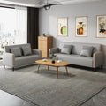 Scandinavian small apartment sofa double three-person living room rental room casual modern apartment simple popular sofa
