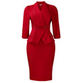 D604  cross-border foreign trade women's clothing new arrivalfashionelegant large lapel three-quarter sleeves african dress
