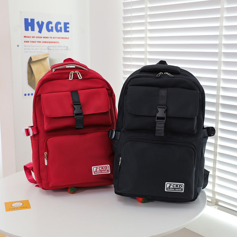 Outdoor leisure travel backpack foldable student backpack high value multi-function trend large capacity school bag