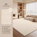 Carpet living room no-wash and wipeable cream style sofa coffee table floor mat accessible luxuryclassy sense bedroom large area full carpet