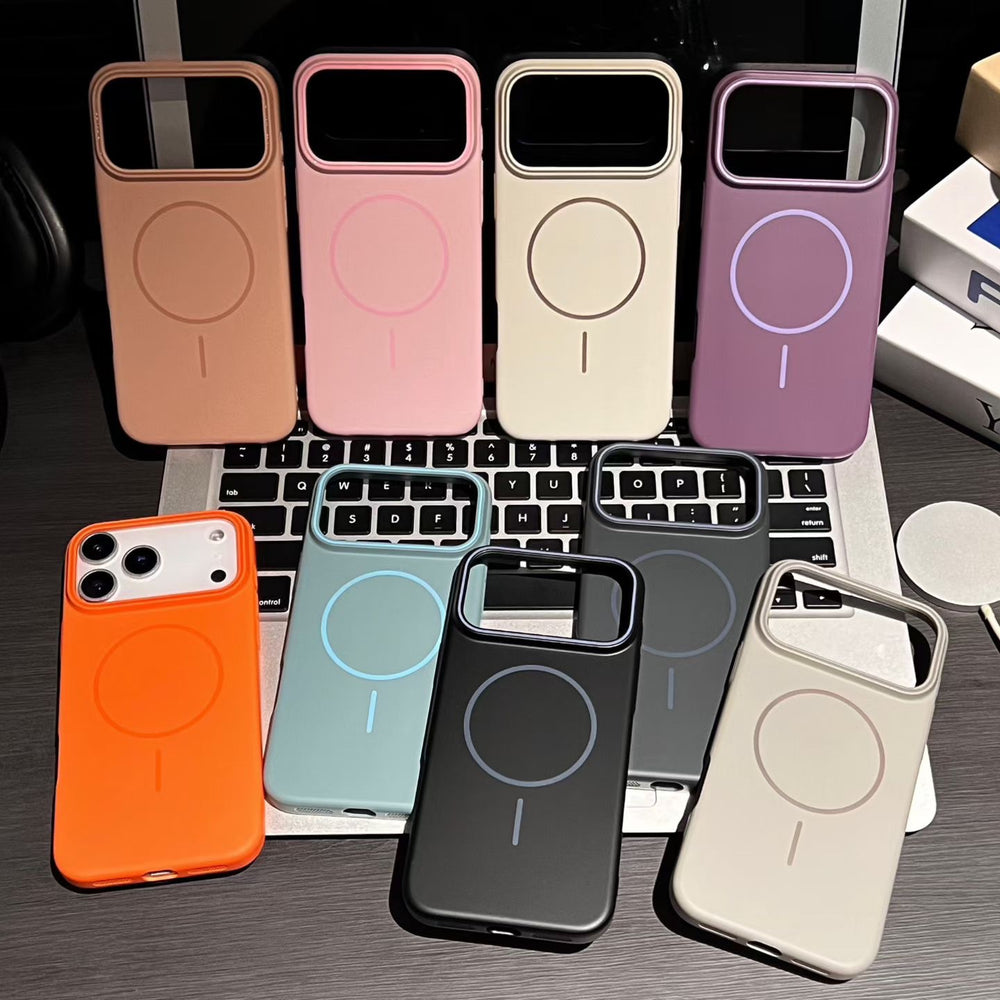 Apple 17promax soft magnetic iphone protective case suitable for apple 16 anti-fall all-inclusive cross-border mobile phone case