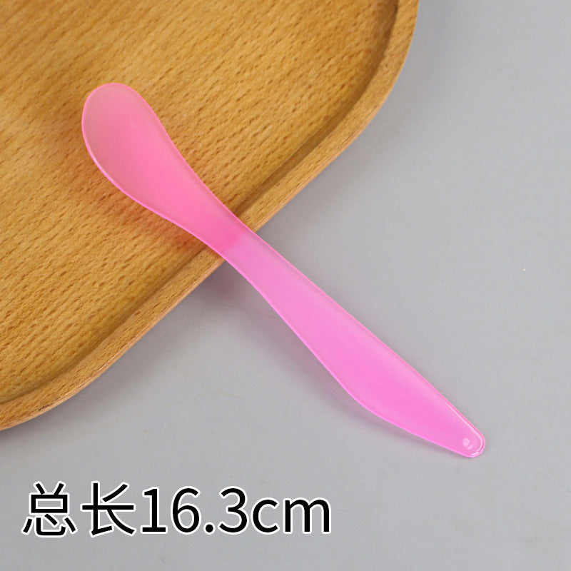 Wholesale facial mask applicator spatula set: plastic beauty mixing, stirring, scraping, and smoothing tools for face, body, and eye creams - crescent shaped spoons included