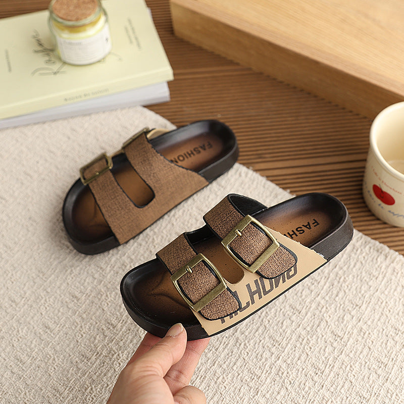 Vancahoboken boys' cork sandals & slippers -  summer new collection - indoor/outdoor sandals & flip-flops for older boys