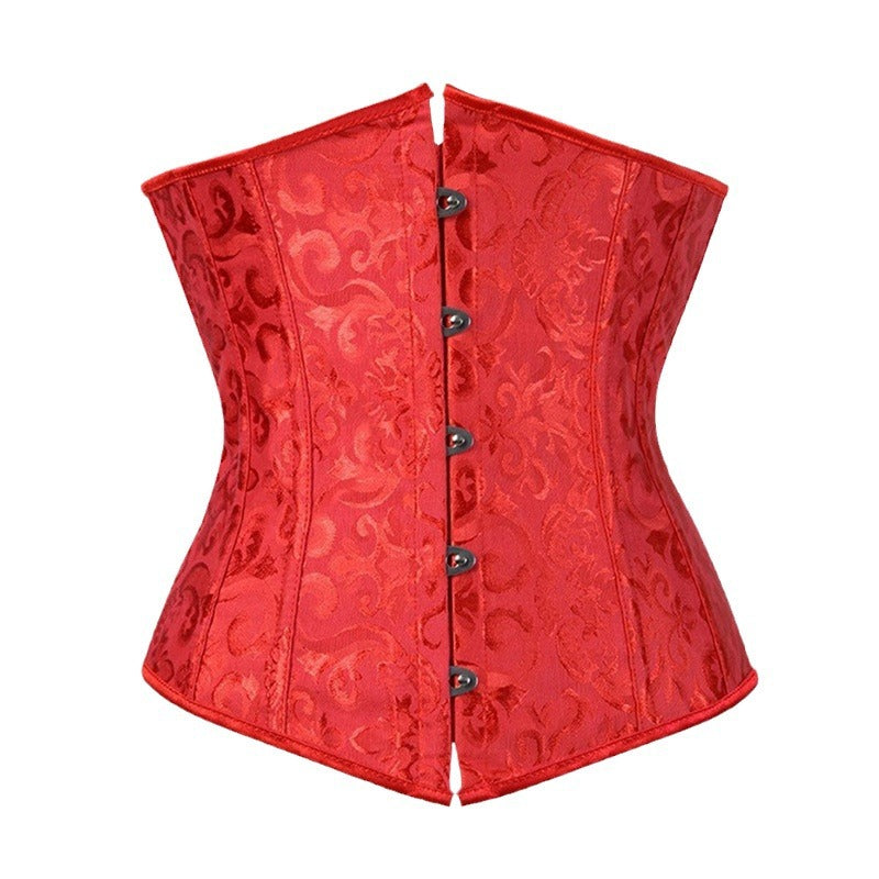 Corset simple waist corset slightly fat new arrivalk-style breathable sexy shaping tops rubber bone jacquard waist clip