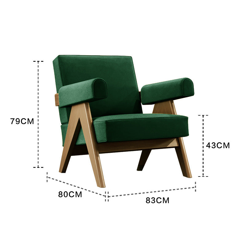 Negotiation table and chair combination, star hotel chair, rest, reception, sales suite, solid wood sofa chair, all solid wood