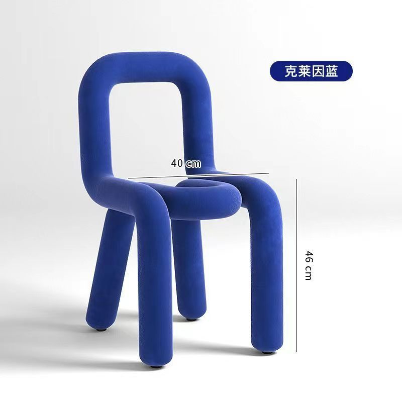 Bold Chair椅子创意网红化妆凳子个性休闲异形椅服装店设计师餐椅