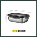 304 stainless steel food storage container - refrigerator & freezer safe, vacuum-sealed lunch box, food preservation container, rice box, and kimchi jar