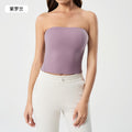 Strapless bandeau tank top - women's slimming, seamless, backless design - perfect for gym, yoga, or layering - daw176