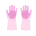 Dishwashing gloves kitchen housework gloves washing silicone cleaning gloves heat insulation abrasion resistant gloves gloves dishwashing female chef
