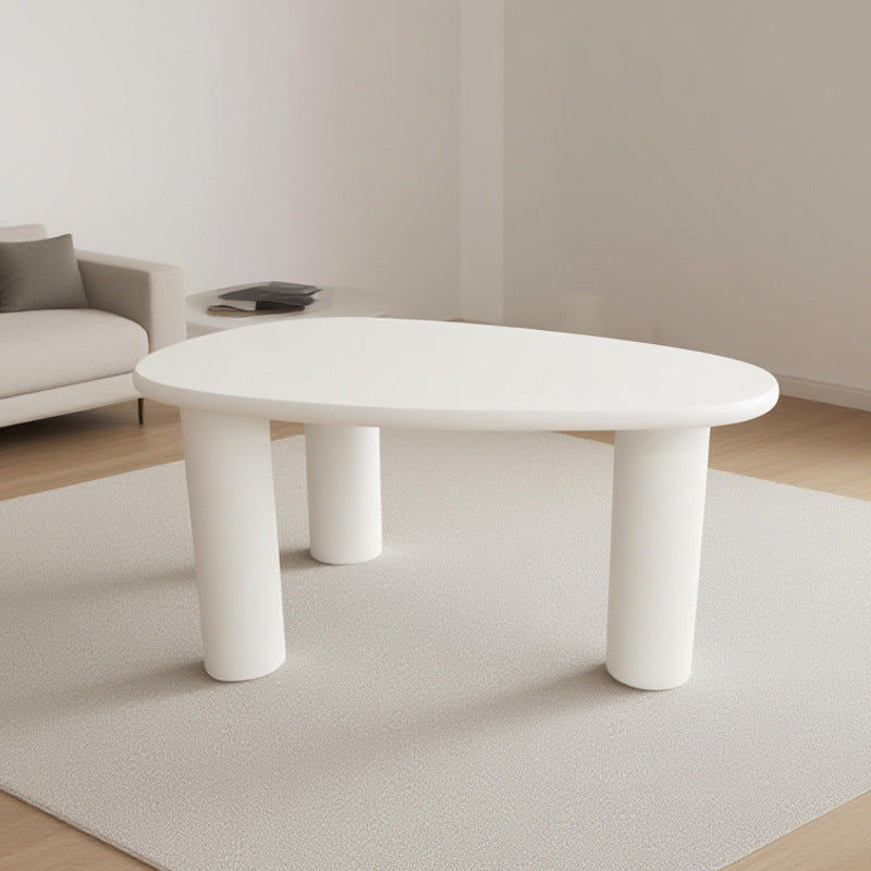 Microcement dining table designer restaurant coffee table wabi-sabi art minimalist tea table light luxury italian bar table