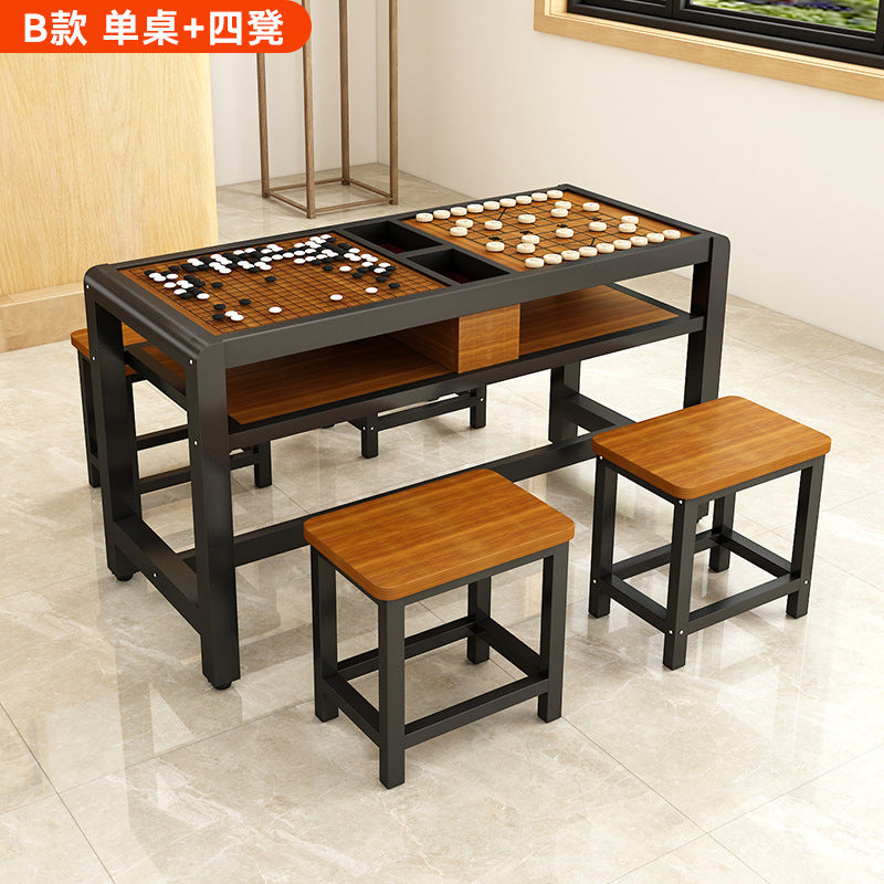 Chinese chess table Go special table and chair combination two-in-one dual-purpose household backgammon multi-function chessboard table