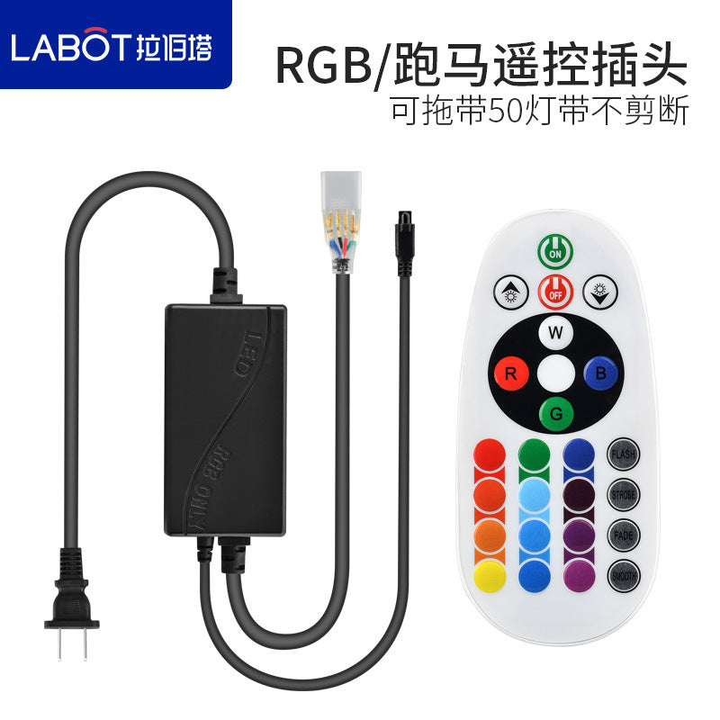 Led strip light plug, single-color/double-row led strip lights for living room ceiling, multicolor/rgb color-changing light strip, chasing lights, dimmable