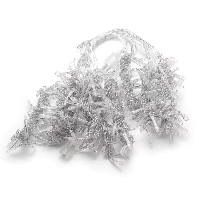 Cross-border hot-selling festival lights, shopping malls, waterfall lights, open-air squares, lighting decoration, ice strip lights, gypsy curtains, lights