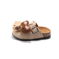 New half-slippers for girls, birkenstock-style outdoor wear, 2026 spring/autumn cartoon anti-slip comfortable birkenstock-style closed-toe shoes