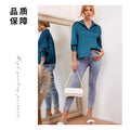 Women's cross-border e-commerce apparel:  spring/summer new arrivals -  satin comfortable casual long-sleeve shirt - in stock