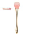 Goblet 2#-champagne gold-pink white powder brush+opp packaging