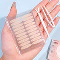 Keqi new arrival invisible double eyelid patch 200 pieces breathable and compliant seamless nature beauty patch ultra-thin large eyelid patch