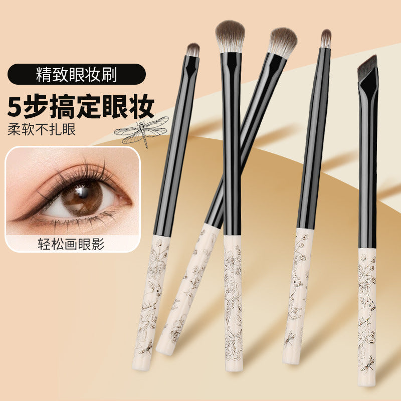 best-selling super soft hair, strong powder-catching, no-powder eye shadow blending eyebrow brush, detailed portable eye makeup brush suit