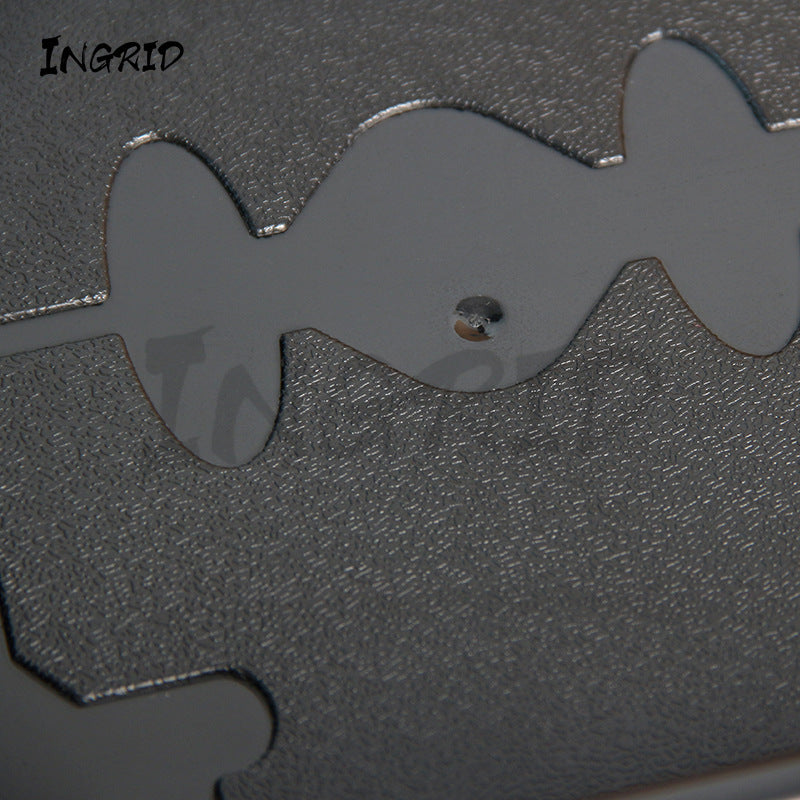 Electric scissors display box, hair salon retro oil head, electric push scissors, beard brush, desktop storage tray, non-slip push and cut box.