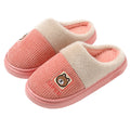 Winter cotton slippers for men, non-slip, wear-resistant eva thick sole, 2024 new indoor warm plush couple slippers