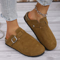 Plus size women's cork bottom slippers export baotou half-slippers birkenstock shoes 35-48 sizes shipped according to customer plan