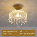 Aisle light corridor light led modern casual cream frenchaccessible luxury crystal light entrance porch balcony ceiling light
