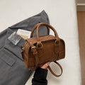 French retro handbag women's bag new 2026 trendy versatile crossbody bag high-end texture work shoulder bag
