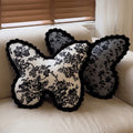 French-style thickened butterfly throw pillow - premium chair cushion, home sofa bed headrest, tatami floor mat