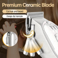 new arrival metal hairdresser sub-mother machine suit oil head engraving digital display hairdressing scissors suit electric clipper clipper