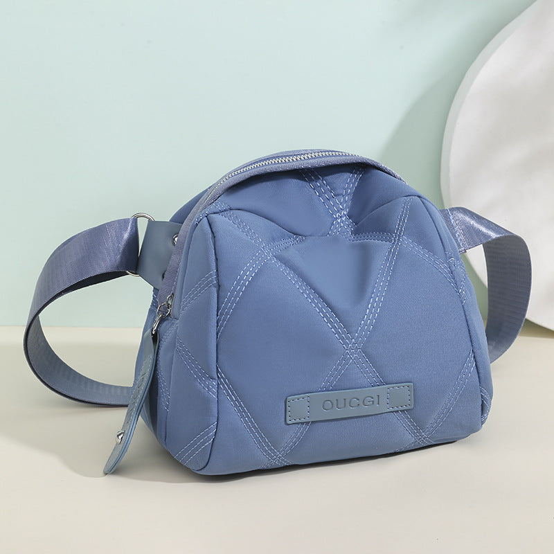 Fashion versatile shell bag women's shoulder bag nylon cloth bag large capacity messenger bag women's bag can be customized with logo printing