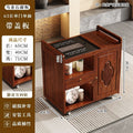 Movable tea table tea table small for home tea making and water boiling all-in-one kung fu tea set tea cabinet tea cart coffee table