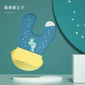 Baby eating bib waterproof silicone bib kidssoft food bib baby saliva bib kids anti-dirty handy gadget