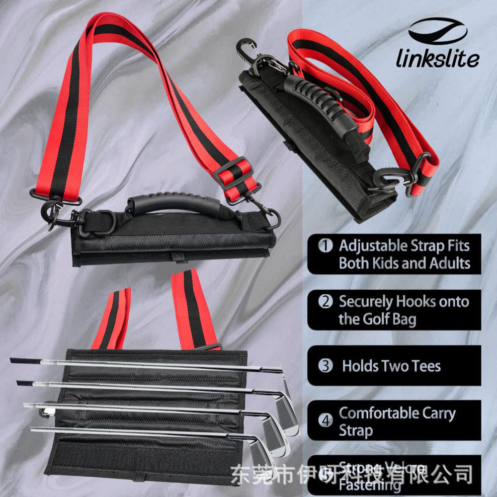 Amazon bestseller: mini golf club bag - portable golf club carrier, green bag, crossbody shoulder golf bag