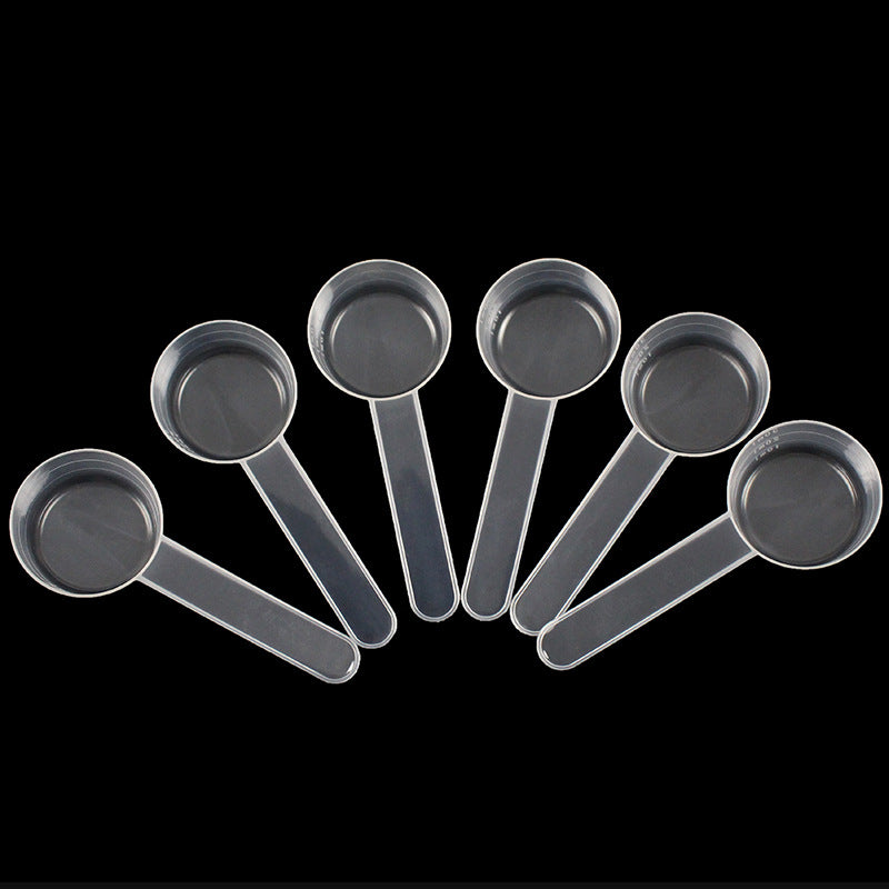 Mask powder spoon 30ml plastic measuring spoon laundry detergent powder fertilizer feed pesticide measuring spoon filled with water 30g