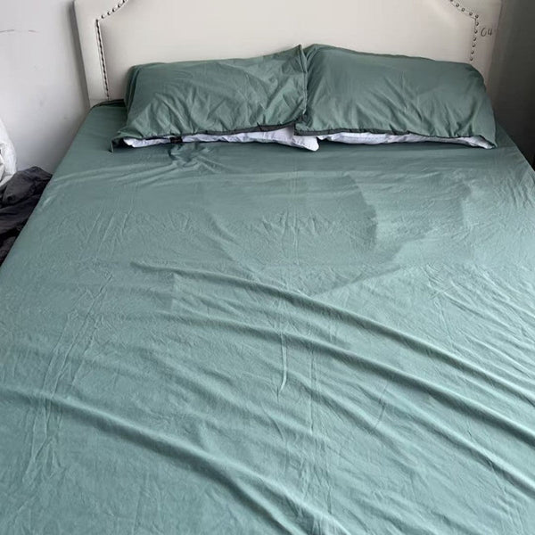 Treated water color matching mattress four-piece set, pick up the leak price of 65 yuan free shipping does not support return and exchange