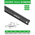Baolian aluminum alloy multifunctional protective ruler anti-cut hand ruler high precision protective anti-cut ruler industrial grade measuring ruler