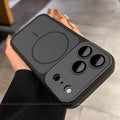 Magnetic suction suitable for iphone17promax mobile phone case apple 16 all-inclusive anti-fall iphone17promax case