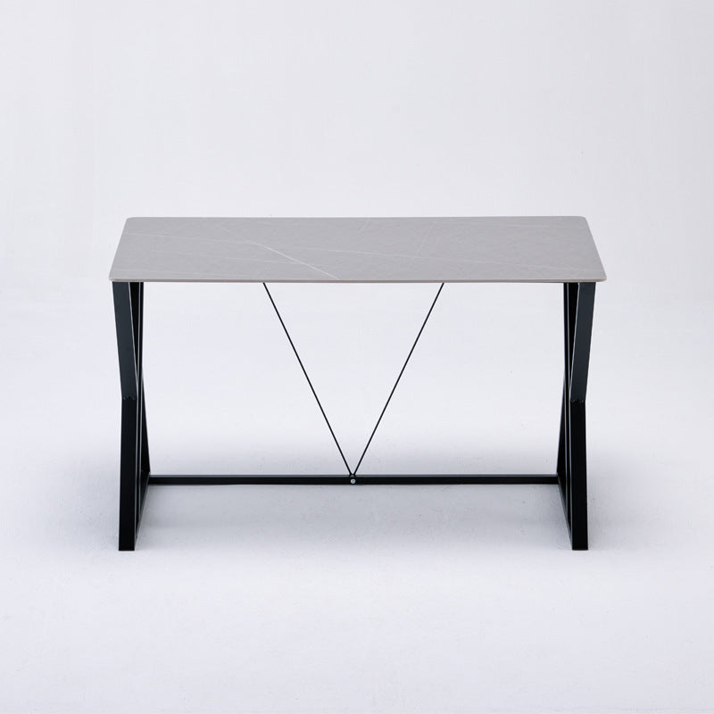 Modern minimalist sintered stone rectangular dining table, gaming desk, computer desk, home desktop computer table - direct from the manufacturer