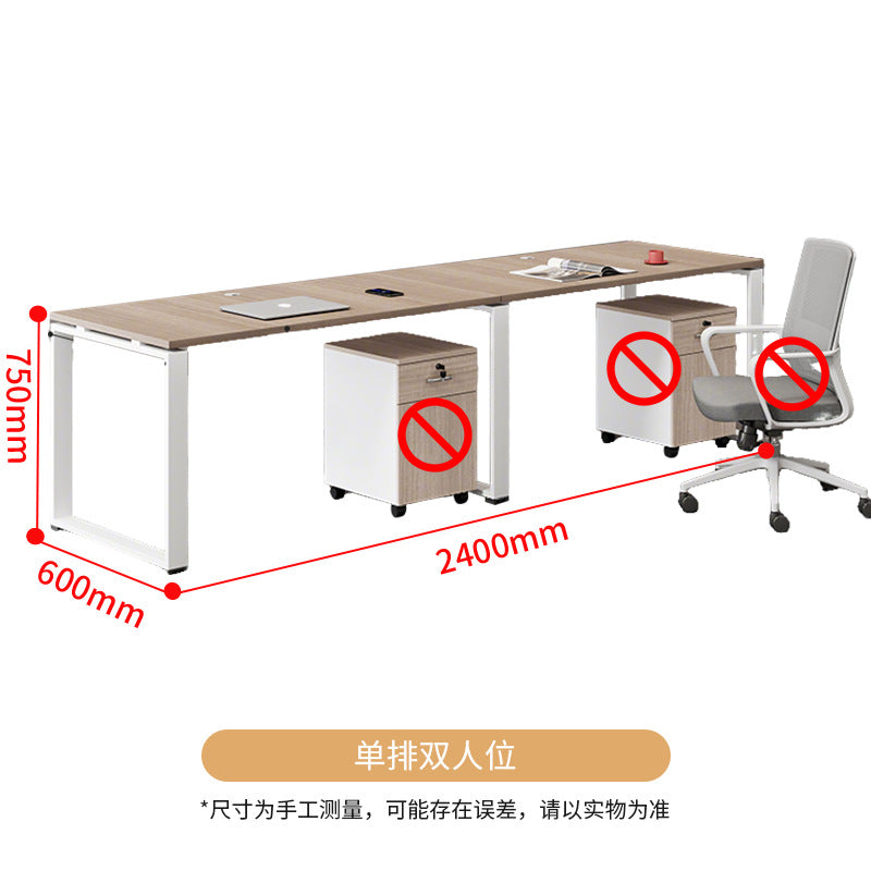 Saint li company screen office desk minimalist modern employee workstation computer desk office desk and chair combination