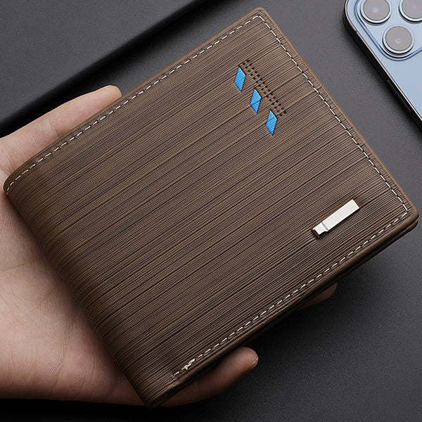 's new men's wallet wholesale, horizontal pu men's wallet Korean version spot wallet, men's wallet card bag