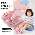 Eva squishy sandals for boys and girls - cartoon design, thick sole, non-slip, perfect for summer outdoor wear