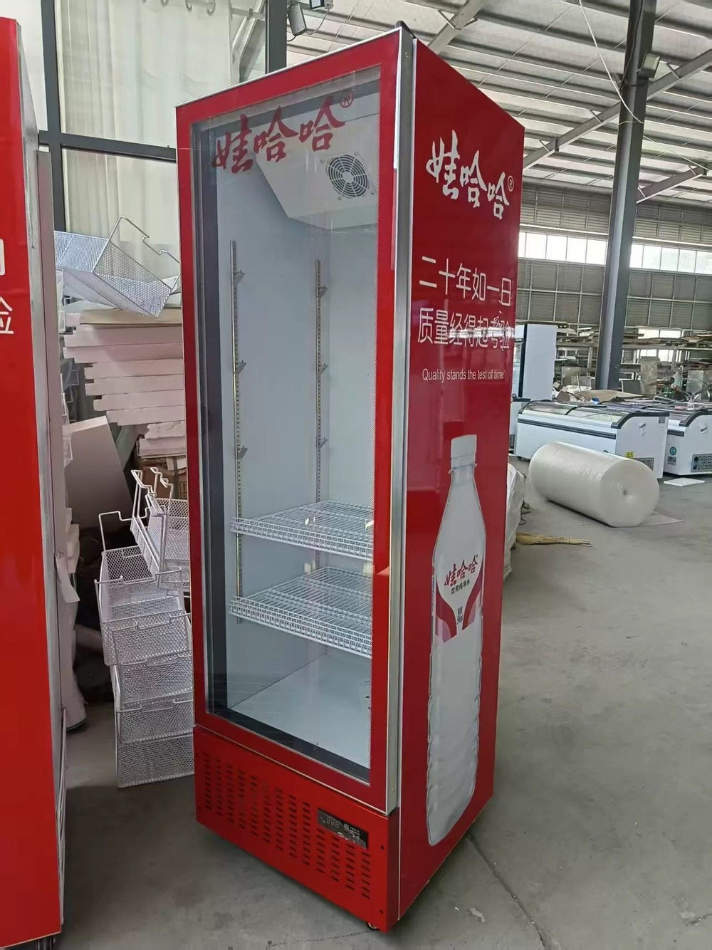 Large single door beer cabinet beverage cabinet bar refrigerated display cabinet commercial refrigerator supermarket fresh-keeping cabinet energy-saving commercial