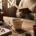 Vintage ceramic handmade mug - japanese style office milk coffee cup - home use water cup - latte art kung fu cup